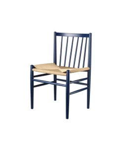 Spisebordsstole-Jørgen Bækmark J80 - Stol - Bøg - Steel Blue