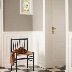 Spisebordsstole-Jørgen Bækmark J80 - Stol - Bøg - Steel Blue