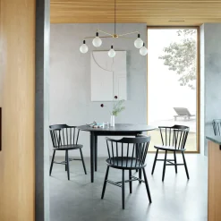 Spisebordsstole-Børge Mogensen J18 - Stol - Bøg - Traffic Black