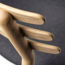 Spisebordsstole-Poul M. Volther J48 - Stol - Eg - Antracitgrå