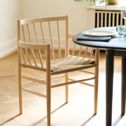 Spisebordsstole-Jørgen Bækmark J81 - Stol - Eg - Lakeret