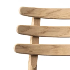 Spisebordsstole-Poul M. Volther J48 - Stol - Eg - Sort læder