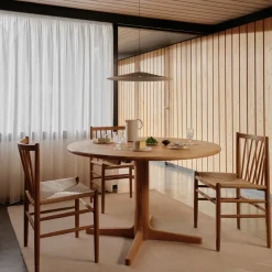 Spisebordsstole-Jørgen Bækmark J80 - Stol - Røget eg