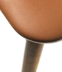 Spisebordsstole-Poul M. Volther J48 - Stol - Røget eg - Cognac læder