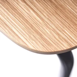 Spisebordsstole-Jakob Thau J182 Holmen - Stabelstol - Stål - Eg finér