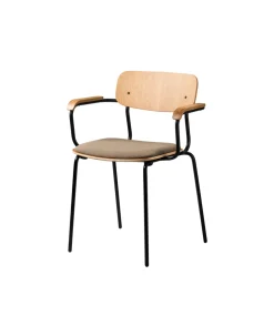 Spisebordsstole-Jakob Thau J183 Holmen - Stabelstol m/armlæn - Taupe