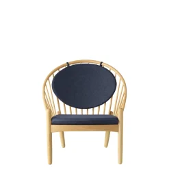 Lænestole-Poul M. Volther J166 Jørna - Stol - Eg - Dark Blue