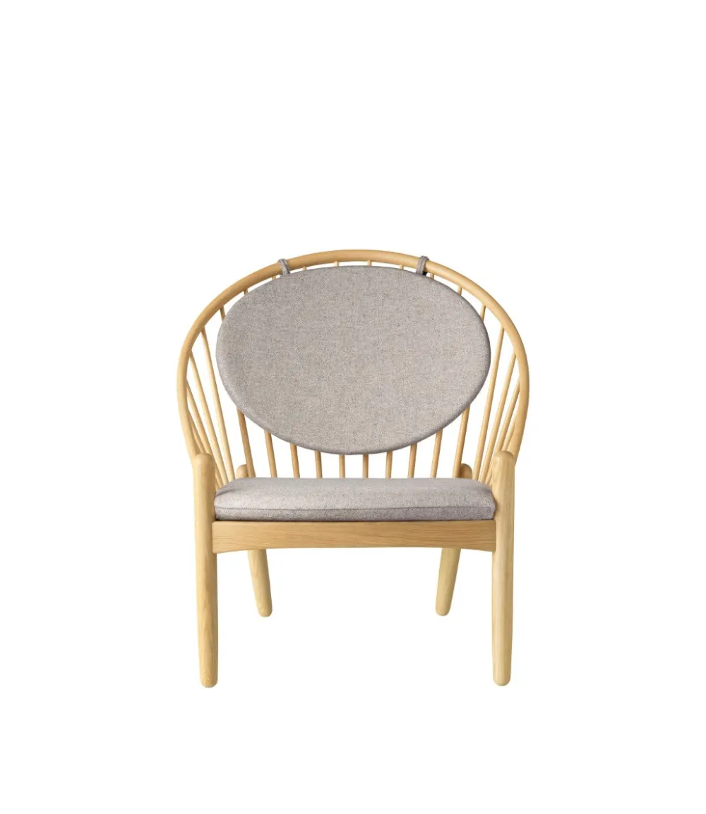Lænestole-Poul M. Volther J166 Jørna - Stol - Eg - Light Grey