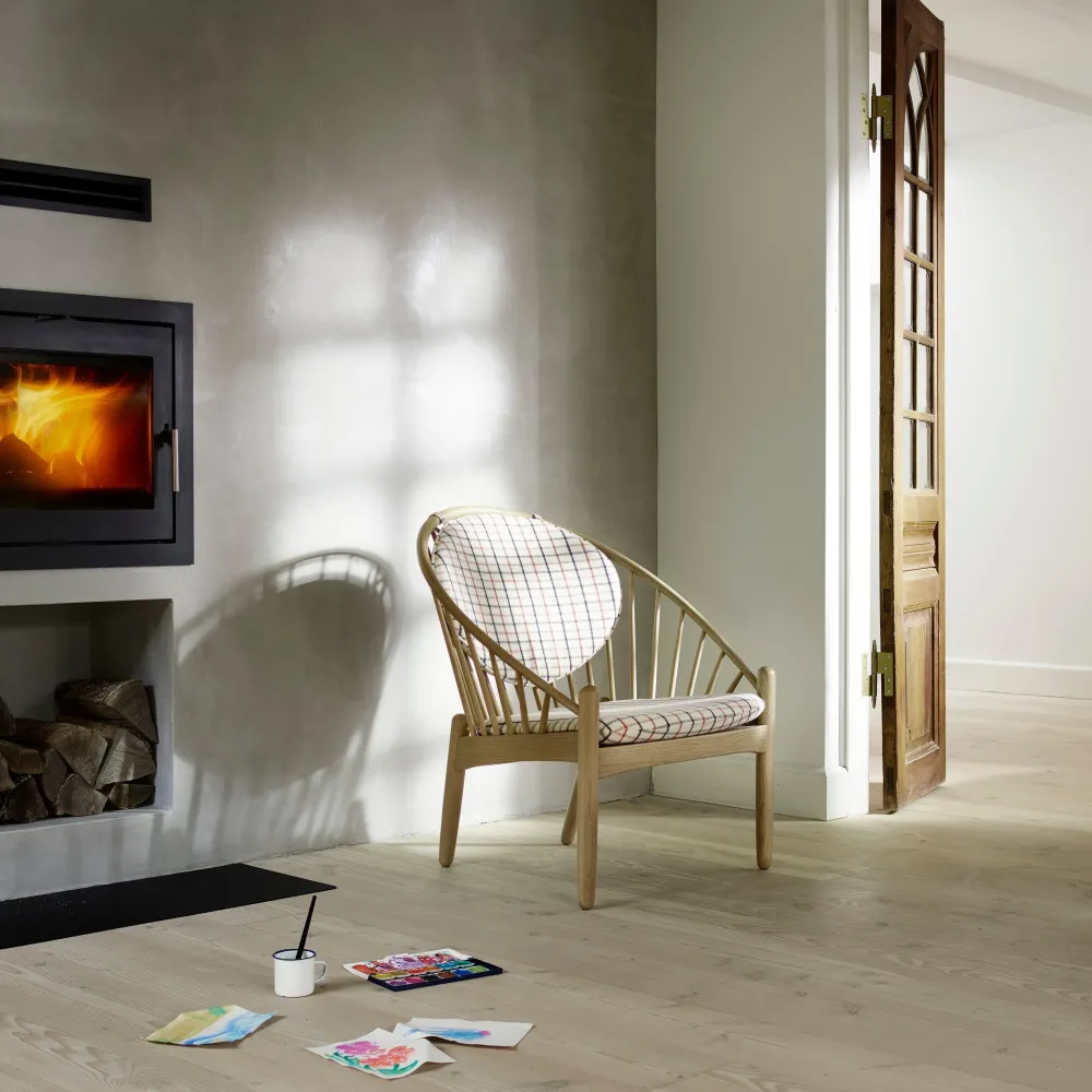 Lænestole-Poul M. Volther J166 Jørna - Stol - Eg - Red