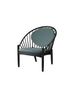 Lænestole-Poul M. Volther J166 Jørna - Stol - Jet Black - Green