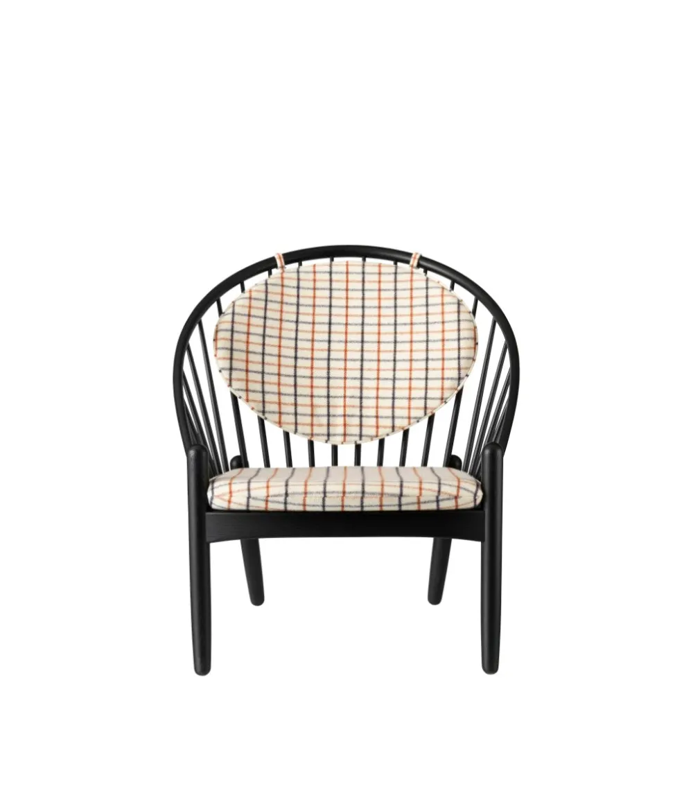 Lænestole-Poul M. Volther J166 Jørna - Stol - Jet Black - Red