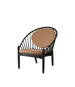 Lænestole-Poul M. Volther J166 Jørna - Stol - Jet Black - Brown