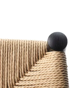 Barstole-Jørgen Bækmark J164B - Barstol firkantet - Eg - Jet Black