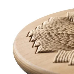 Barstole-Jørgen Bækmark J165B - Barstol rund - Eg