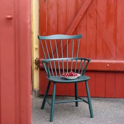 Spisebordsstole-Børge Mogensen J52B - Stol - Bøg - Black Green