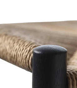 Barstole-Jørgen Bækmark J164C - Counter firkantet - Eg - Jet Black