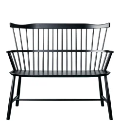 Bænke-Børge Mogensen J52D - Bænk - Bøg - Jet Black
