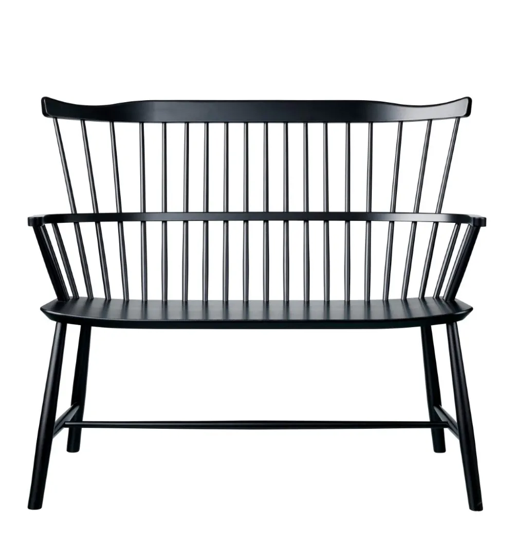 Bænke-Børge Mogensen J52D - Bænk - Bøg - Jet Black