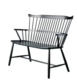 Bænke-Børge Mogensen J52D - Bænk - Bøg - Jet Black