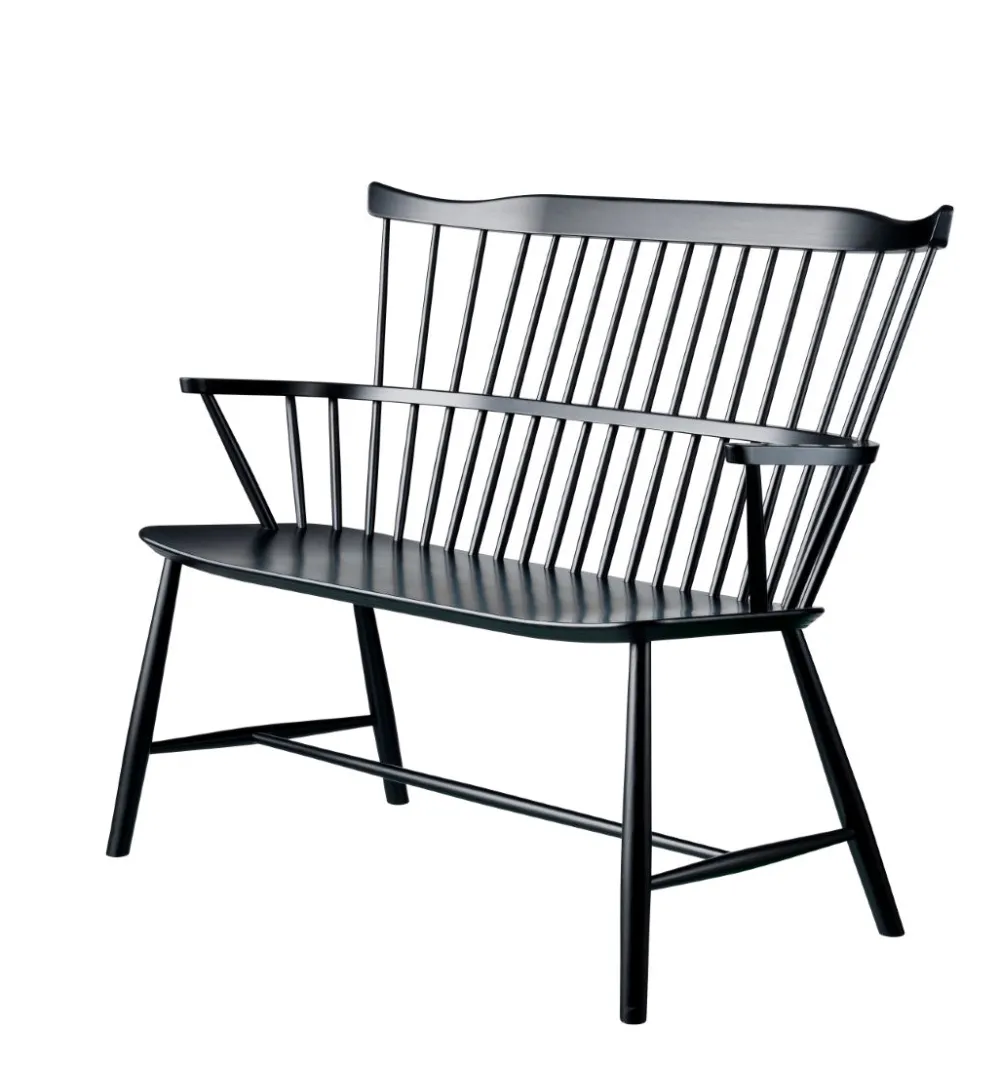 Bænke-Børge Mogensen J52D - Bænk - Bøg - Jet Black