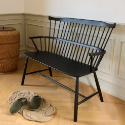 Bænke-Børge Mogensen J52D - Bænk - Bøg - Jet Black