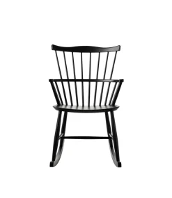 Lænestole-Børge Mogensen J52G - Gyngestol - Bøg - Jet Black