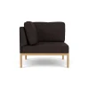 Modulsofaer-Thomas E. Alken L37 - 7-9-13 - Venstre Hjørne 90 cm - Black-Brown