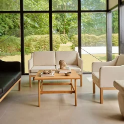 2 Personers Sofa-Mogens Koch L45 - MK154 - 2 pers. sofa - Beige