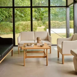 Lænestole-Mogens Koch L46 - MK155 - Lænestol - Beige