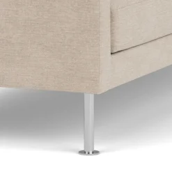 2,5 Personers Sofa-Unit10 L42 Firhøj - 2,5 pers. sofa - Stål - Beige (213)