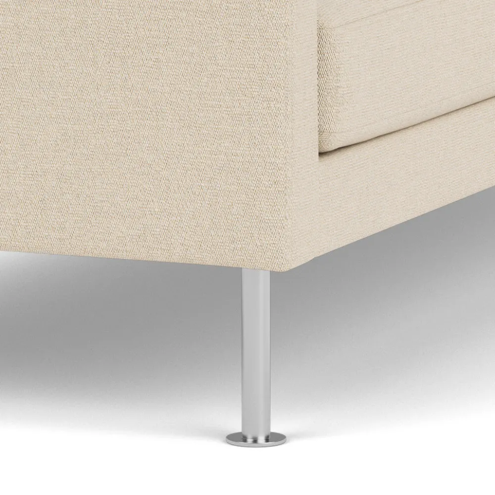 2,5 Personers Sofa-Unit10 L42 Firhøj - 2,5 pers. sofa - Stål - Beige (90)