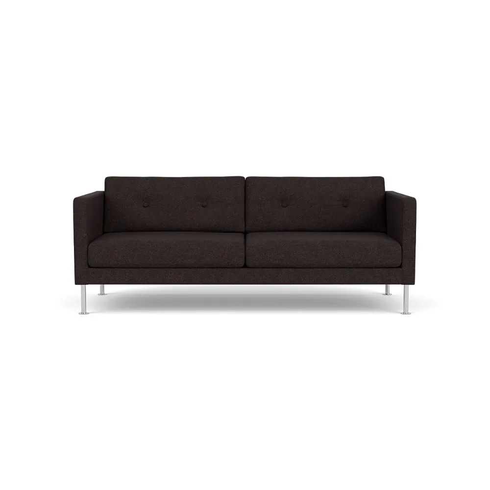 2,5 Personers Sofa-Unit10 L42 Firhøj - 2,5 pers. sofa - Stål - Black-Brown