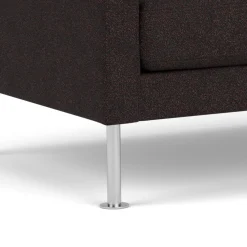 2,5 Personers Sofa-Unit10 L42 Firhøj - 2,5 pers. sofa - Stål - Black-Brown