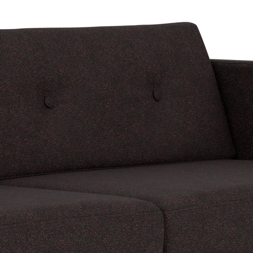 2,5 Personers Sofa-Unit10 L42 Firhøj - 2,5 pers. sofa - Stål - Black-Brown