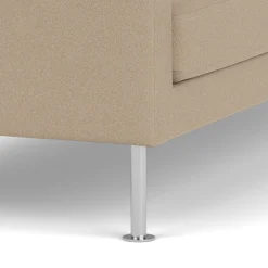 2,5 Personers Sofa-Unit10 L42 Firhøj - 2,5 pers. sofa - Stål - Beige (61252)