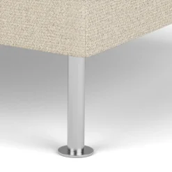 3 Personers Sofa|2,5 Personers Sofa-Unit10 L42 Firhøj - Puf - Stål - Beige (00)