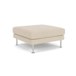 3 Personers Sofa|2,5 Personers Sofa-Unit10 L42 Firhøj - Puf - Stål - Beige (90)