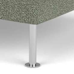 3 Personers Sofa|2,5 Personers Sofa-Unit10 L42 Firhøj - Puf - Stål - Green-Melange (56)