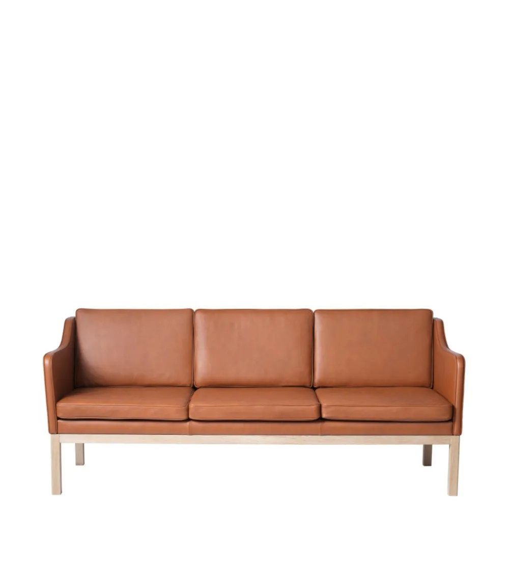 3 Personers Sofa-Mogens Koch L43 MK46 - 3 pers. sofa - Cognac læder