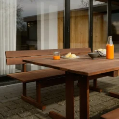 Havebænke-Børge Mogensen M16 Ermelunden - Bænk med ryglæn - Termoask