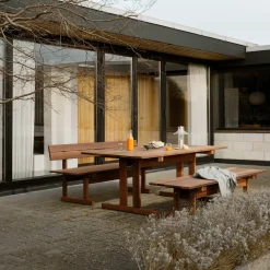 Havebænke-Børge Mogensen M16 Ermelunden - Bænk med ryglæn - Termoask