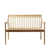 Havebænke-Thomas E. Alken M12 Sammen - 2 pers. havebænk med ryglæn - Teak