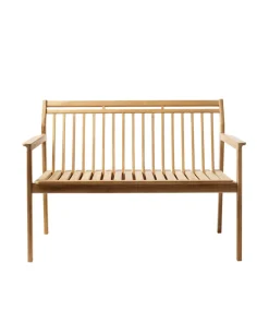 Havebænke-Thomas E. Alken M12 Sammen - 2 pers. havebænk med ryglæn - Teak
