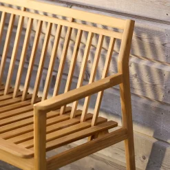 Havebænke-Thomas E. Alken M12 Sammen - 2 pers. havebænk med ryglæn - Teak