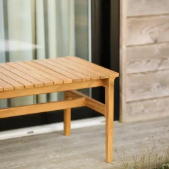 Havebænke-Thomas E. Alken M10 Sammen - 3 pers. havebænk uden ryglæn - Teak