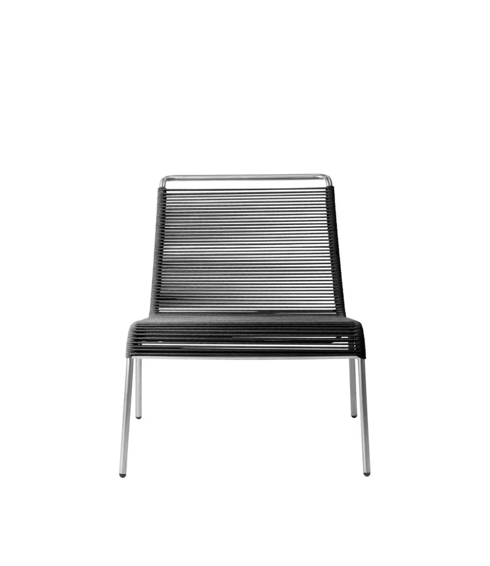 Lounge Møbler-Salto & Sigsgaard M20L Teglgaard - Loungesnorestol - Sort