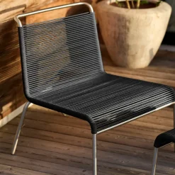 Lounge Møbler-Salto & Sigsgaard M20L Teglgaard - Loungesnorestol - Sort