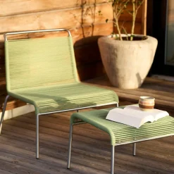 Lounge Møbler-Salto & Sigsgaard M20L Teglgaard - Loungesnorestol - Grøn