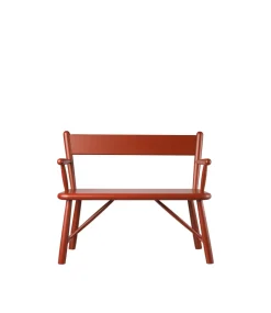 Børnemøbler-Børge Mogensen P11 - Børnebænk - Bøg - Rød