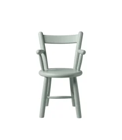 Børnemøbler-Børge Mogensen P9 - Børnestol - Bøg - Blue Grey